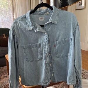 Levi's Classic Blue Denim Shirt